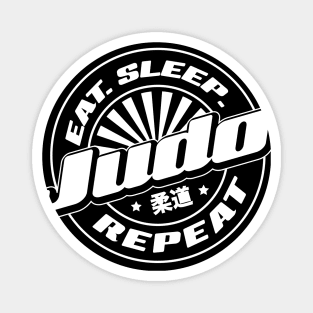 Judo Eat Sleep Repeat Magnet